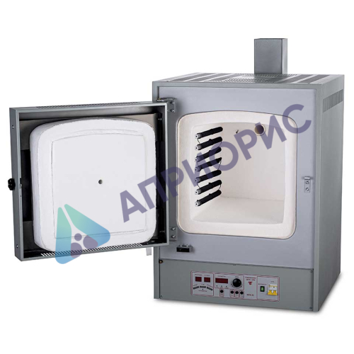 Муфельная печь ЭКПС-50 СПУ мод. 5007 (+200...+1250 °С, многоступенч.регулятор, с вытяжкой)