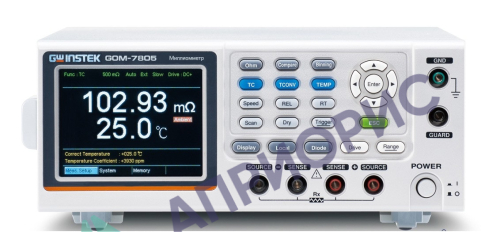 Поверка миллиомметра GOM-7804, GOM-7805