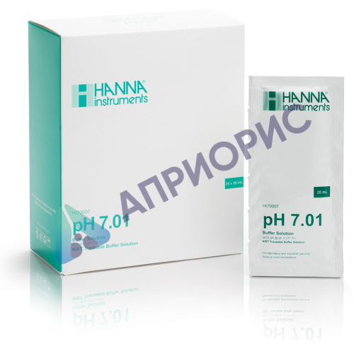 Раствор для калибровки HANNA HI 70007P (рН 7,01; 25х20 мл)