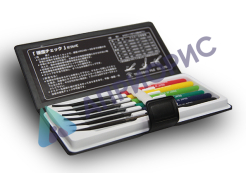 Tsubosan твердомеры царапающие - тарированные напильники (комплект из 6 шт)