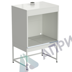 Шкаф для нагревательных печей 1210x870x1895 мм, белый металл, раб. поверхность - КЕРАМОГРАНИТ