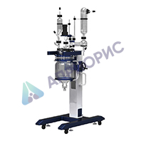 Химические реакторы с подъемно-поворотной емкостью из боросиликатного стекла (5-50 литров) GRL-10L