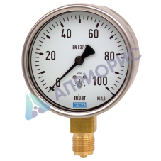 Поверка манометров с мембранной коробкой, для низких диапазонов давления модель 612.20