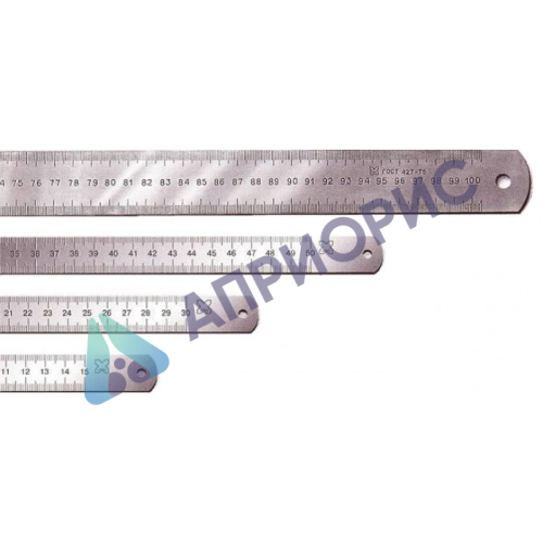 Поверка линейки измерительной металлической с пределом измерения 150, 300, 500, 1000 мм