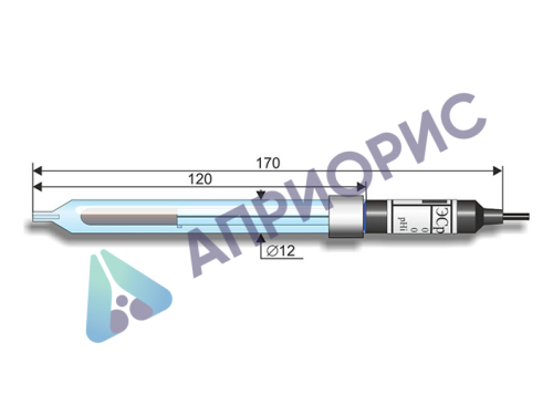 Электрод сравнения ЭСр-10101/3,5 (стеклянный)