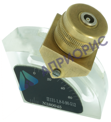 П131-1,8-0-90-512 наклонный совмещённый преобразователь с переменным углом ввода