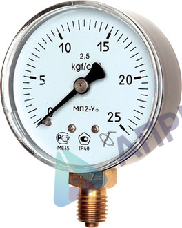 Поверка манометров избыточного давления грузопоршневых МП-2,5