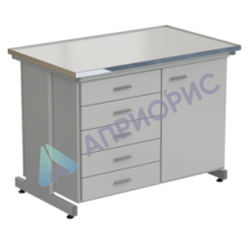 Стол-тумба 1 дверь (правая) + 5 ящиков 1212х750х900, LABGRADE-лайт