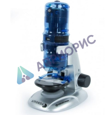 Цифровой микроскоп Amoeba, голубой.
