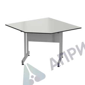 Стол угловой 1100х1100х750 мм, раб. поверхность - LABGRADE