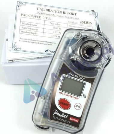 Поверка рефрактометра PAL-Coffee TDS