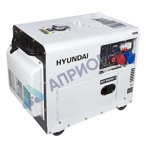 Дизельный генератор Hyundai DHY 8500SE-T
