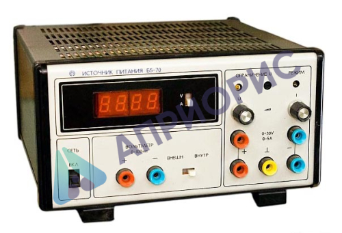 Поверка источника питания Б5-70