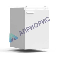 Тумба подвесная дверь правая 400х540х610 мм, средняя, белый металл - СТАЛЬ