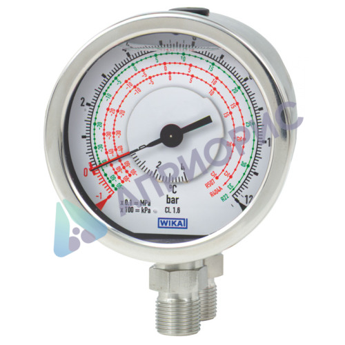 Поверка манометров дифференциального давления модели 732.18, 733.18