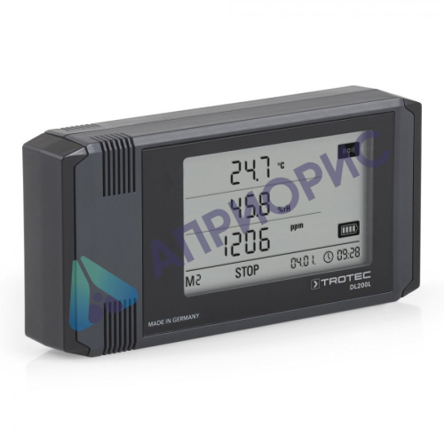 Trotec DL200L логгер температуры, влажности, точки росы и углекислого газа (CO2)