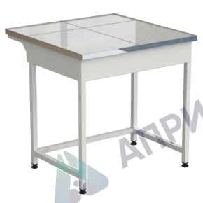 Стол-приставка 850х850х850 мм, раб. поверхность - КЕРАМОГРАНИТ