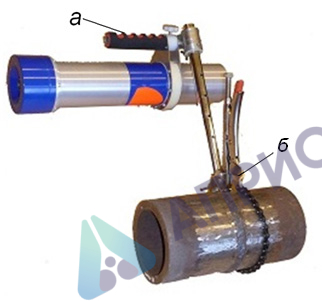Цепное устройство крепления моноблока «0,3 СБК 160» на трубы Ø 20 ÷ 159 мм
