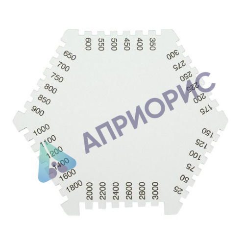 Elcometer 112AL гексагональная алюминиевая гребенка для измерения толщины мокрого слоя