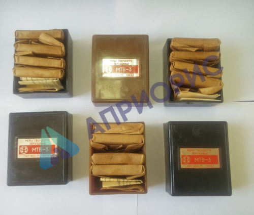 МТВ комплект Мер Твёрдости Виккерса (4 шт. HV)