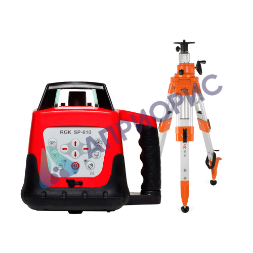 Ротационный нивелир RGK SP-610 + штатив RGK SH-170
