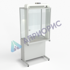 Шкаф демонстрационный напольный, евронога 950х650х2245, раб. поверхность - LABGRADE-лайт