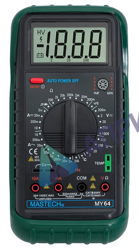 Поверка мультиметра цифрового MY 64
