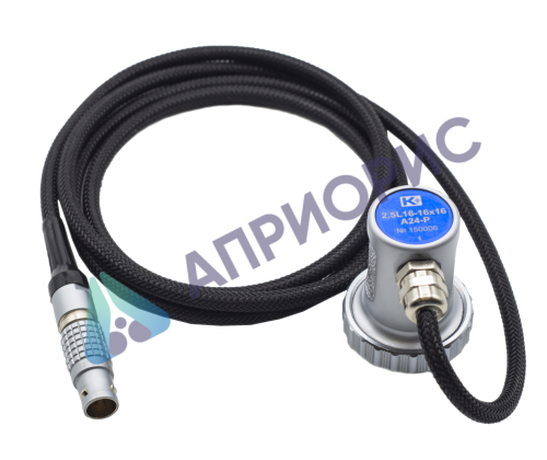 2,5l16-1,0x16-a24-p прямая фазированная решетка, 16 эл, 2,5 мгц