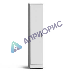 Шкаф для одежды 400х500х2000 мм серый