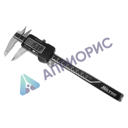 Поверка штангенциркуля двустороннего с глубиномером Micron