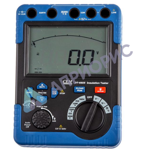 Поверка мегаомметра DT-6605