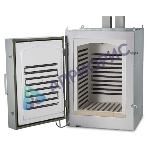 Муфельная печь ЭКПС-500 СПУ мод. 6005 (+200...+1100 °С, многоступенч.регулятор, с вытяжкой)