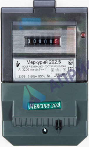 Поверка счетчиков ватт-часов активной энергии переменного тока электронных Меркурий 202