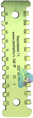 Константа Г4 толщиномер-гребенка неотвердевшего («мокрого») слоя краски