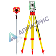 Комплект 4 в 1: тахеометр Leica TS03 R500 (5") со штативом, отражателем и вехой