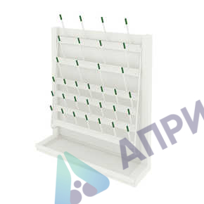 Сушилка 500x150x550 настенная, белый металл