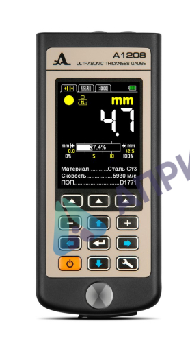 Поверка ультразвукового толщиномера А1208