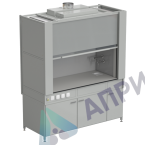 Шкаф вытяжной с коконом из стеклопластика с водой с электрикой 1800х820х2240 мм, раб. поверхность - LABGRADE