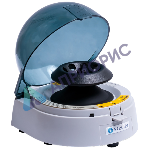Лабораторная центрифуга STEGLER CM-100S Meteor (4500/7200/10 000 об/мин, 8×2 мл)