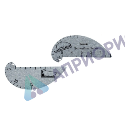 Шаблон для контроля сварных швов тип "S"(из алюм.) Vogel