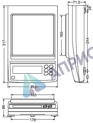 Поверка весов лабораторных GF-2000