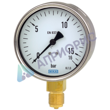 Поверка манометров с трубкой Бурдона, медный сплав модель 212.20