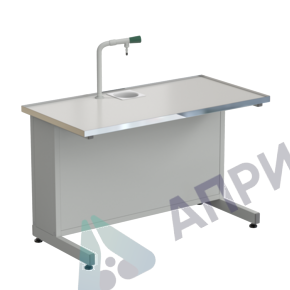 Стол ученический с подводом воды 1212х610х760, раб. поверхность - LABGRADE-лайт