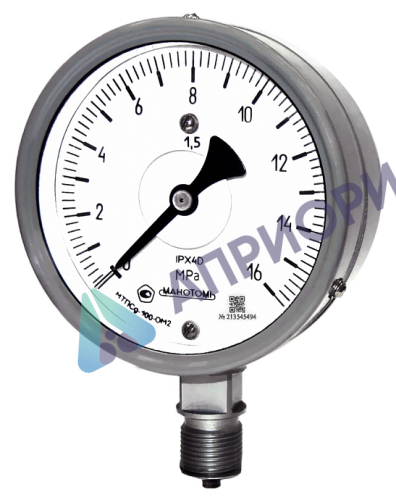 Поверка манометров, вакуумметров, мановакуумметров показывающих судовых МТПСд-100-ОМ2, ВТПСд-100-ОМ2, МВТПСд-100-ОМ2