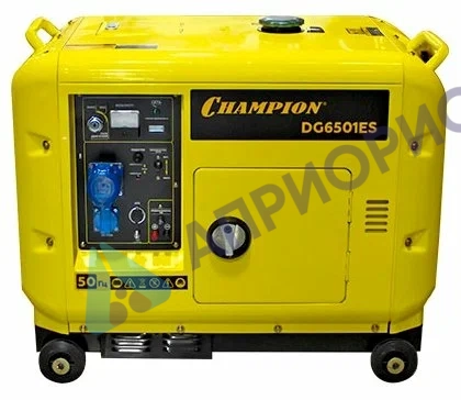 Дизельный генератор Champion DG6501ES+ATS