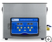 Ультразвуковые ванны c регулируемой мощностью УЗ, дегазацией, функцией «полуволны», подогревом и цифровым управлением, серия VBS-DP с частотой ультразвука 40 кГц VBS-3DP