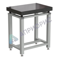 Стол для весов малый 630х450х750 мм, гранит, цвет каркаса - серый