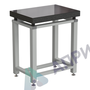 Стол для весов малый 630х450х750 мм, гранит, цвет каркаса - серый