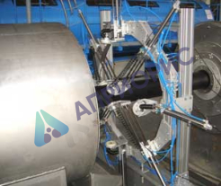 уд-8к v.2 8-канальная система ультразвукового контроля толщины стенки полиэтиленовой трубы в процессе производства