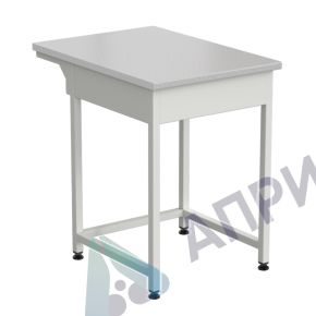 Стол-приставка 600х850х850 мм, раб. поверхность - ЛАМИНАТ БЕЛЫЙ